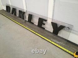 RARE HUGE 66 OAKLEY STORE SIGN DISPLAY elite metal over bomb six bob zero