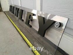 RARE HUGE 66 OAKLEY STORE SIGN DISPLAY elite metal over bomb six bob zero