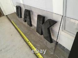 RARE HUGE 66 OAKLEY STORE SIGN DISPLAY elite metal over bomb six bob zero