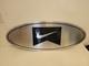 RARE LARGE BLACK METAL Vintage NIKE STORE DISPLAY SIGN 36 X 15 SWOOSH Stainless