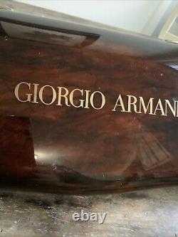 RARE LARGE GIORGIO ARMANI tortoise Case Sunglasses 7.5 STORE DISPLAY Sign Adv