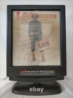 RARE Lee RIDERS Vintage Sign Board Store Display Good Condition