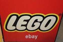 RARE Lego Toys R Us TRU Store Display Fixture Sign Cube 28x28 Advertising HTF