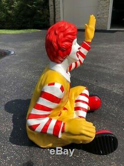 RARE McDonalds Ronald McDonald Life Size Store Statue Display