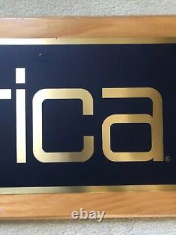 RARE Nautica Department Store 36 Solid Wood Sign! Display advertising fixture