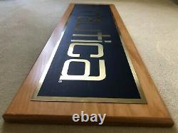 RARE Nautica Department Store 36 Solid Wood Sign! Display advertising fixture