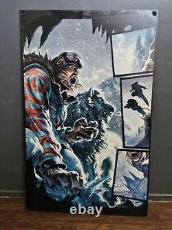 RARE OAKLEY SKI STORE DISPLAY TANNER HALL Double Sided