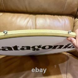 RARE Patagonia Dealer Store Display Sign 24 VTG Wood Oval Retail Advertising