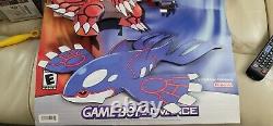 RARE Pokemon Ruby Sapphire Store Display Sign Poster 3D Nintendo 3D Poster Sign