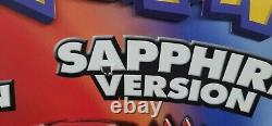 RARE Pokemon Ruby Sapphire Store Display Sign Poster 3D Nintendo 3D Poster Sign