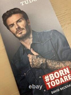 RARE TUDOR Watch David Beckham Black Bay Store Counter Display Sign Born to Dare
