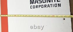 RARE VINTAGE MASONITE CORPORATION PANELING DEALER STORE DISPLAY SIGN 30x28