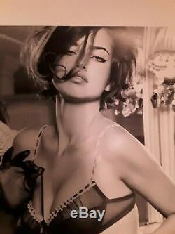 RARE Victoria Secret Large B/W Store Adriana Lima Posters 38 x 34