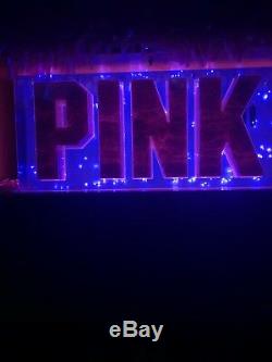 RARE Victorias Secret PINK LED Store Display Sign Prop Super NICE! HTF