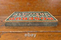 RARE Vintage 1984 Think Big NYC Giant Box of Rosebud Matches Cigar Store Display