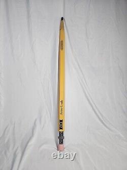 RARE Vintage 5 Foot Tall Giant Pop Art Wood #2 Pencil Store Display Advertising