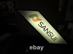 RARE Vintage Double Sided Fluorescent Lighted Sansui Store Sign