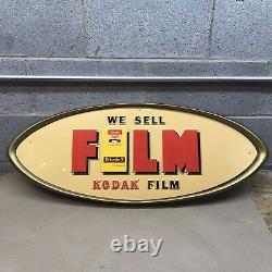 RARE Vintage Kodak Camera Film Advertising Display Sign NICE