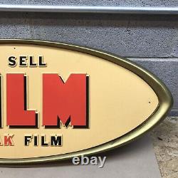 RARE Vintage Kodak Camera Film Advertising Display Sign NICE