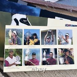 RARE Vintage Nike Golf Store Display Sign Tiger Woods Photo Swoosh Man Cave 90s