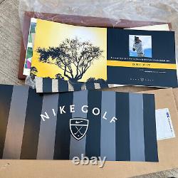 RARE Vintage Nike Golf Store Display Sign Tiger Woods Photo Swoosh Man Cave 90s