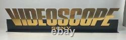 RARE Vintage Sony Videoscope Sign Retail Display Promotional Japan
