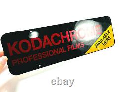 RARE vtg Lucite Kodak Kodachrome Film Camerea Store Advertising Sign DOUBLE SIDE