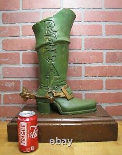 REGAL BOOTS WESTERN WEAR SHOE STORE DISPLAY Old Advertising Trade Sign