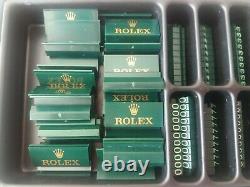 ROLEX Dealer Stand Display Sign Store Pricing Set in the Box RMA881