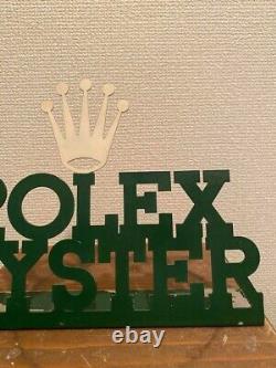 ROLEX Vintage For Store display Sign plate Not for sale Rare