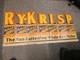 RY-KRISP 1930s Ralston rye cookie cracker cereal box general store display sign