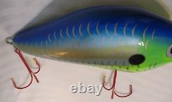 Rapala Large Holds World Record Fishing Neon Lure Store Display Sign 25 Long