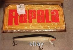 Rapala Retailer Store Sign With Giant Lure 42x18 Inches