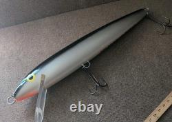 Rapala Retailer Store Sign With Giant Lure 42x18 Inches