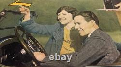 Rare 1930s Kodak BROWNIE CAMERA Cardboard Store DISPLAY Advertisement SIGN 22x30