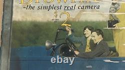 Rare 1930s Kodak BROWNIE CAMERA Cardboard Store DISPLAY Advertisement SIGN 22x30