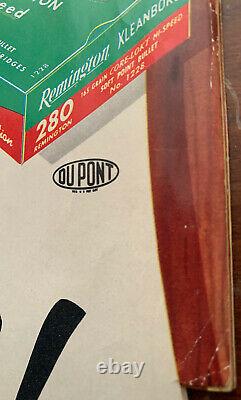 Rare 1956 Remington 280 Kleanbore Hi Speed Hanging Sign Store Display 10x11