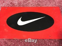 Rare 1990s Nike Porcelain Sign Display from Dicks Sporting Goods Size 12 X 6.5