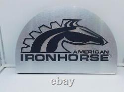 Rare American Ironhorse Store Display Sign Motorcycle