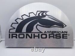 Rare American Ironhorse Store Display Sign Motorcycle