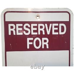 Rare BLOCKBUSTER Video Store Sign Reserved for Parking Genuine Vintage Original