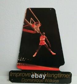 Rare Dominique Wilkins Improve Your Hangtime NBA Brooks Shoe Store Display Sign