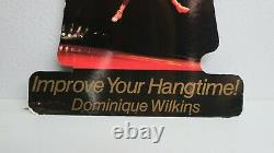 Rare Dominique Wilkins Improve Your Hangtime NBA Brooks Shoe Store Display Sign