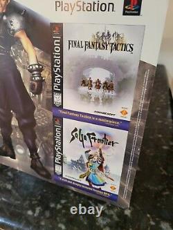 Rare Final Fantasy VII Saga Frontier Playstation Store Display Standee Sign