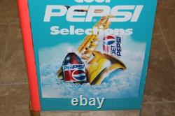 Rare Large Vintage 1991 Pepsi Cola Juke Box Cooler Store Display Soda Pop Sign