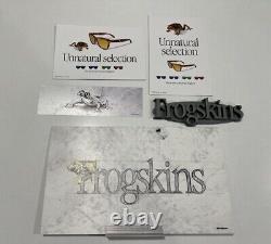 Rare Oakley Frogskins Display Sign, Sticker, Card Lot with Jupiter the Frog