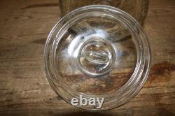 Rare Original 1930's Planters Peanuts Glass Store Display Nuts Candy Jar Sign