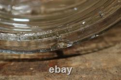 Rare Original 1930's Planters Peanuts Glass Store Display Nuts Candy Jar Sign