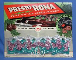 Rare Presto Aroma Auto Service Station Counter Top Display withOriginal Product EX