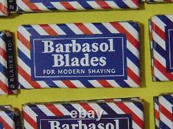 Rare Razor Blade Full Store Display Advertising Rack Barbasol Singing Sam